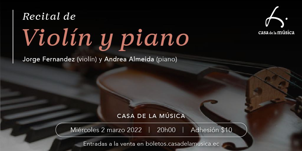 Recital de violín y piano