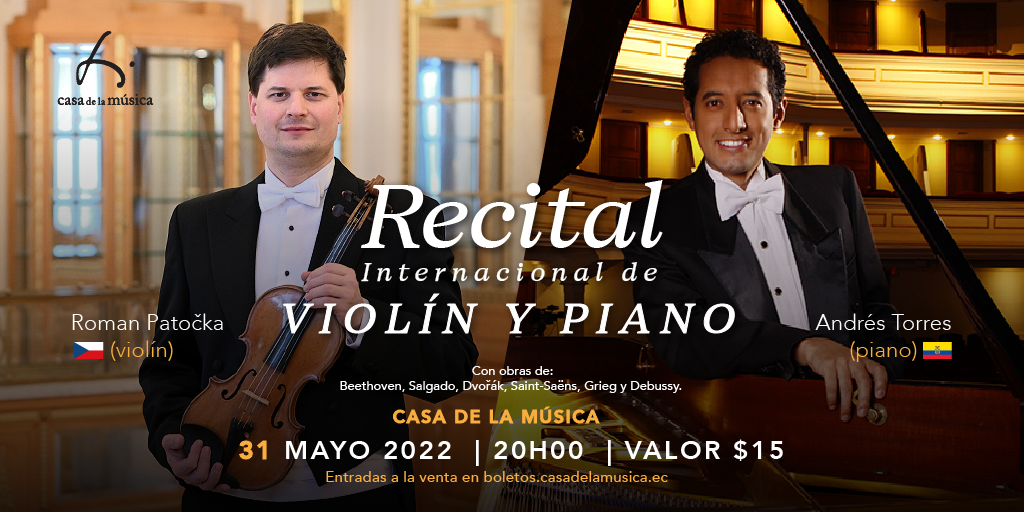 recital internacional de violín y piano